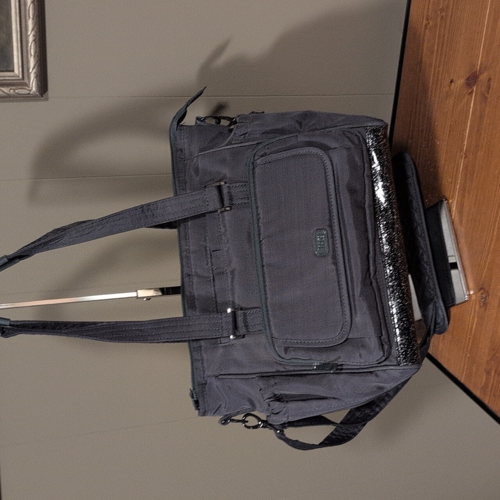 Lug Promenade Satchel In Dark Grey